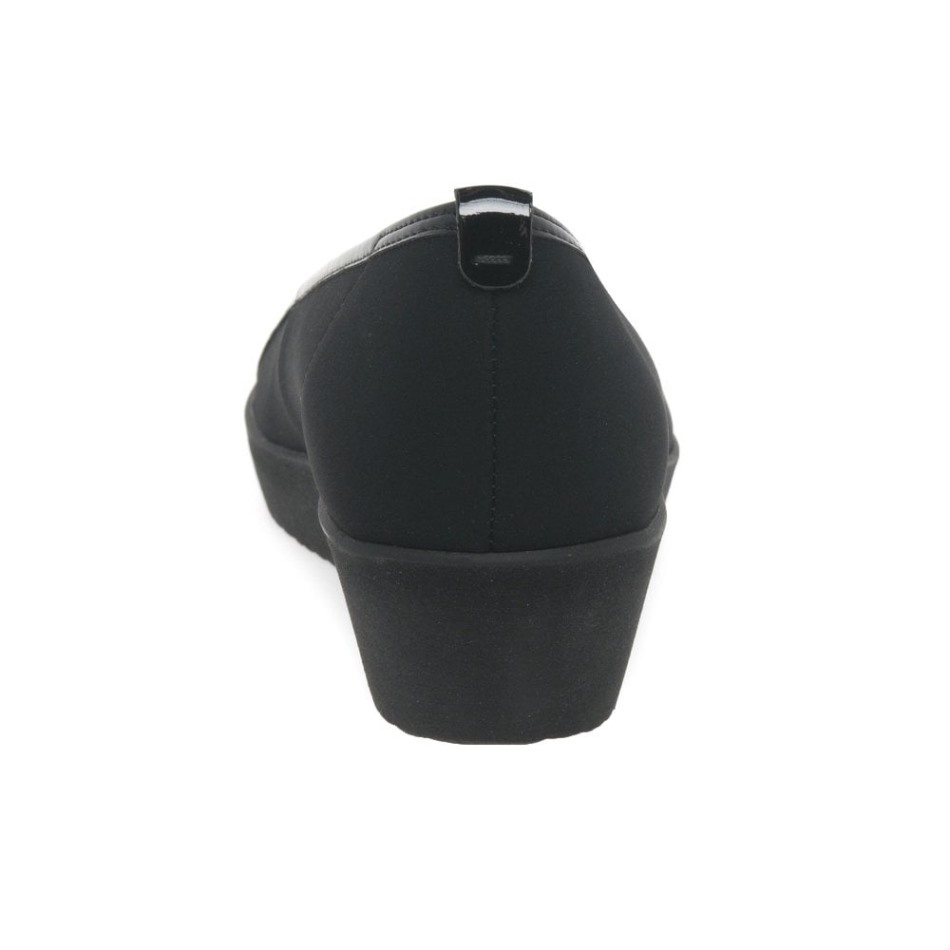 Orient Chaussures Décontractées à Coupe Large Pour Femmes Gabor | élastique Noir Exclusif/vernis